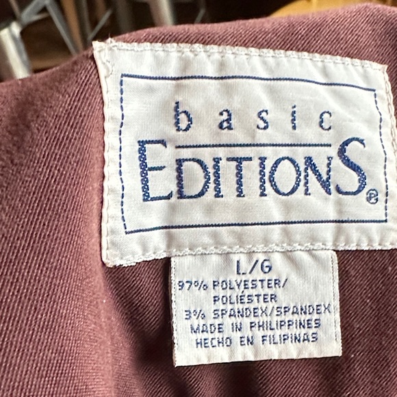 Basic Editions Dark Brown Button-Down Shirt - Picture 5 of 5